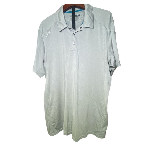 5.11 Tactical Performance Gray Polo Shirt Short Sleeve Lightweight Moisture Wick - Picture 1 of 3